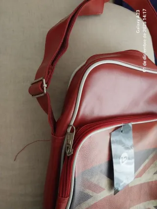 Bolso bandolera Union Jack Rojo