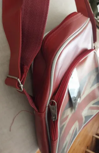 Bolso bandolera Union Jack Rojo