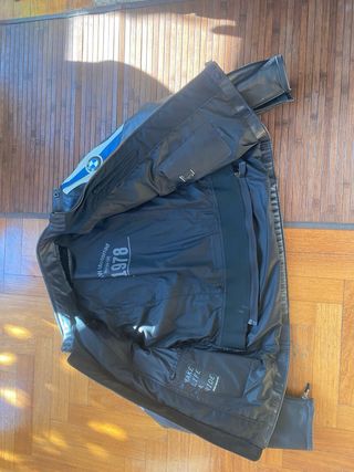 Chaqueta de cuero moto BMW