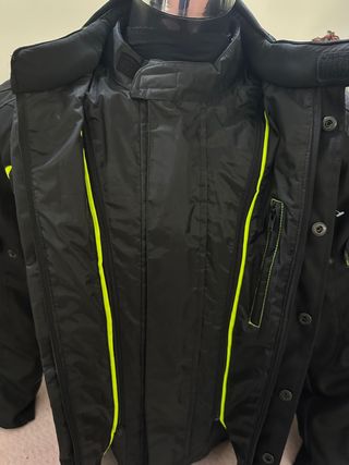 Chaqueta Seventy Talla S Negra y Amarilla