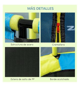 Trampolín infantil 140 cm