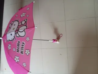 Paraguas infantil Hello Kitty rosa