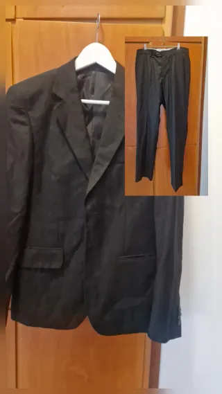 Completo Uomo Nero giacca e pantalone