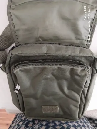 Bolso bandolera Westeng loneta verde oliva