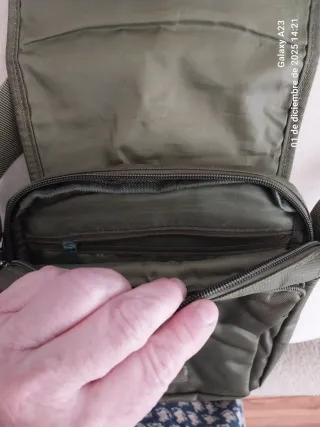 Bolso bandolera Westeng loneta verde oliva