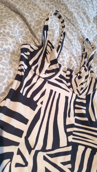 Bañador Etam Negro y Blanco Talla L