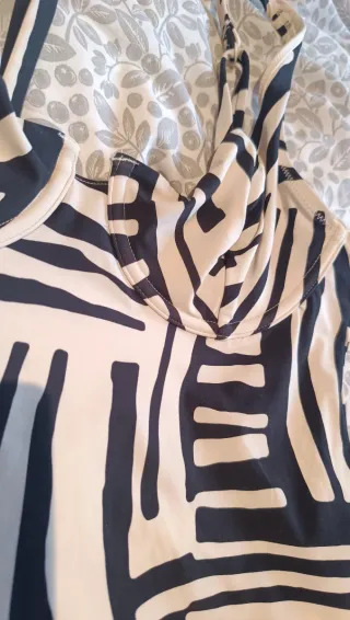 Bañador Etam Negro y Blanco Talla L