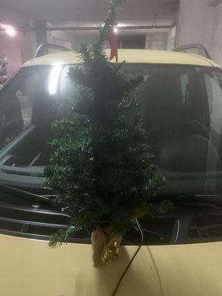 Albero di Natale Bianco con Addobbi