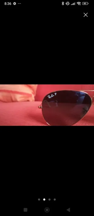 Gafas Ray-Ban Polarizadas Marrón/Dorado