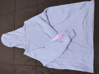 Sudadera NASA niña morada y blanca