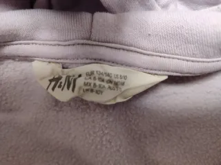 Sudadera NASA niña morada y blanca