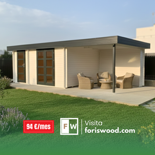 Casita + Porche 24,3m2 (Oferta extras incluidos)