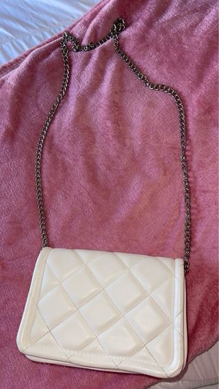 Bolso acolchado blanco
