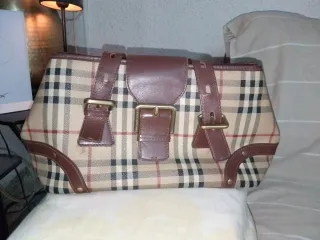 Bolso Burberry Clásico Beige y Marrón