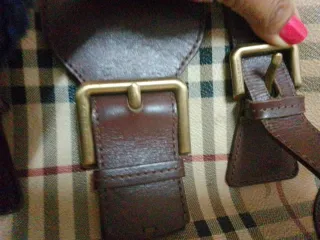 Bolso Burberry Clásico Beige y Marrón