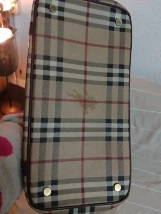 Bolso Burberry Clásico Beige y Marrón