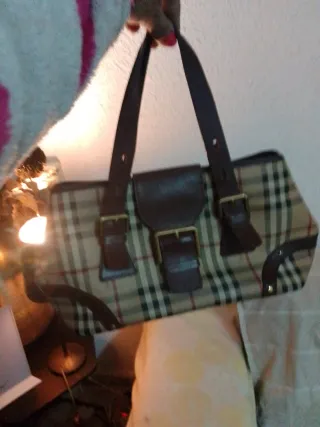 Bolso Burberry Clásico Beige y Marrón