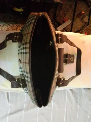 Bolso Burberry Clásico Beige y Marrón