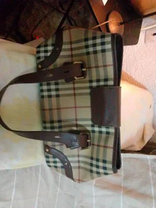 Bolso Burberry Clásico Beige y Marrón