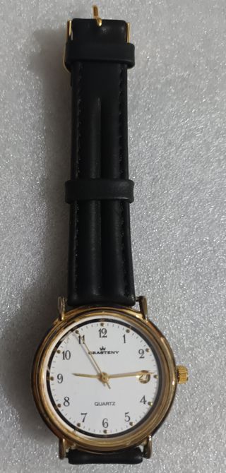 Reloj Grasteny Cuarzo Dorado y Negro