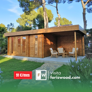 Casita + Porche 24,3m2 (Oferta extras incluidos)
