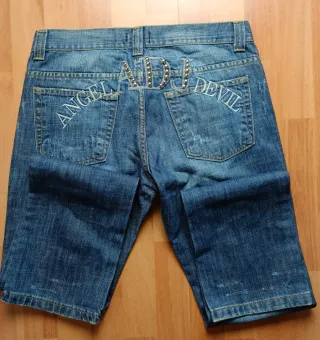 Jeans Vintage Y2K Angel Devil Uomo/Donna