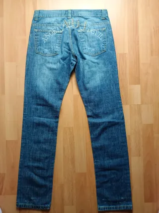 Jeans Vintage Y2K Angel Devil Uomo/Donna