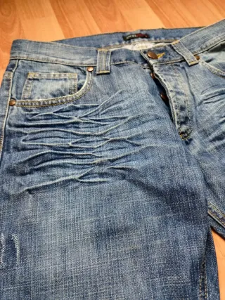 Jeans Vintage Y2K Angel Devil Uomo/Donna