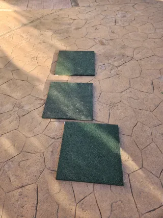 6 Losetas Caucho Leroy Merlin Nuevas