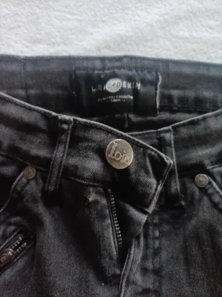 Pantalón Lois   Negro pitillo con bolsillos