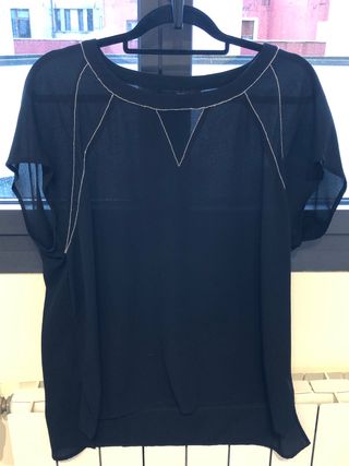 Blusa Elogy Negra Talla L