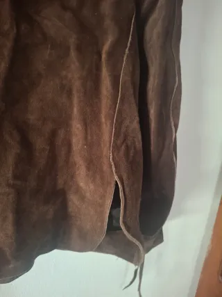 Chaqueta ante unisex talla 50 mangas con cordones