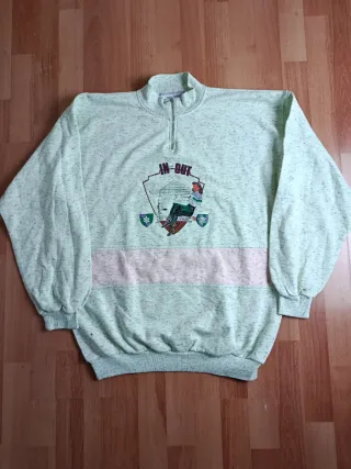 Maglione Vintage Pinewood Anni '80/'90 Zip