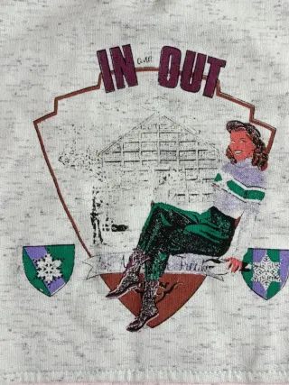 Maglione Vintage Pinewood Anni '80/'90 Zip