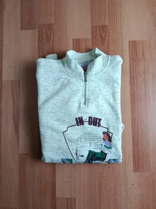 Maglione Vintage Pinewood Anni '80/'90 Zip