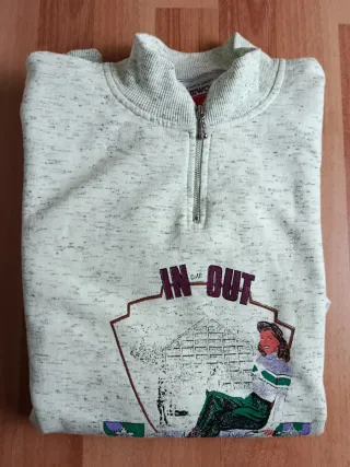 Maglione Vintage Pinewood Anni '80/'90 Zip