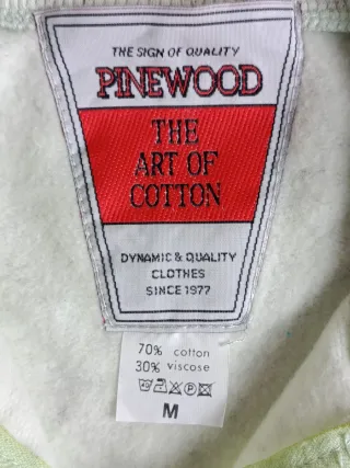 Maglione Vintage Pinewood Anni '80/'90 Zip