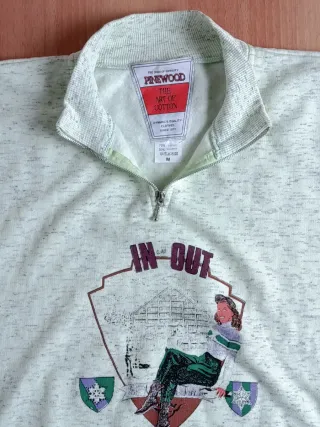 Maglione Vintage Pinewood Anni '80/'90 Zip