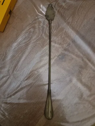 Calzascarpe vintage ottone