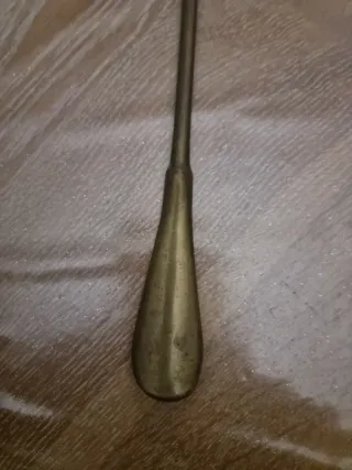 Calzascarpe vintage ottone