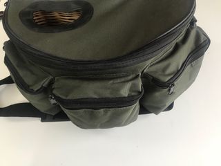 Cesta de pesca de mimbre