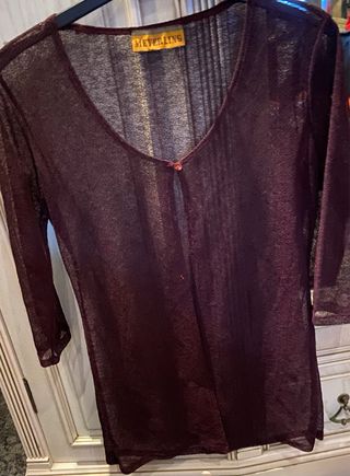 Conjunto Escorpión floral y granate