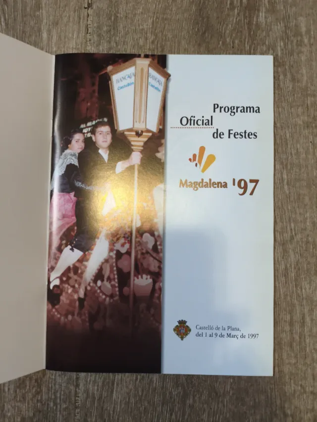 Programa Fiestas Magdalena Castellón 1997