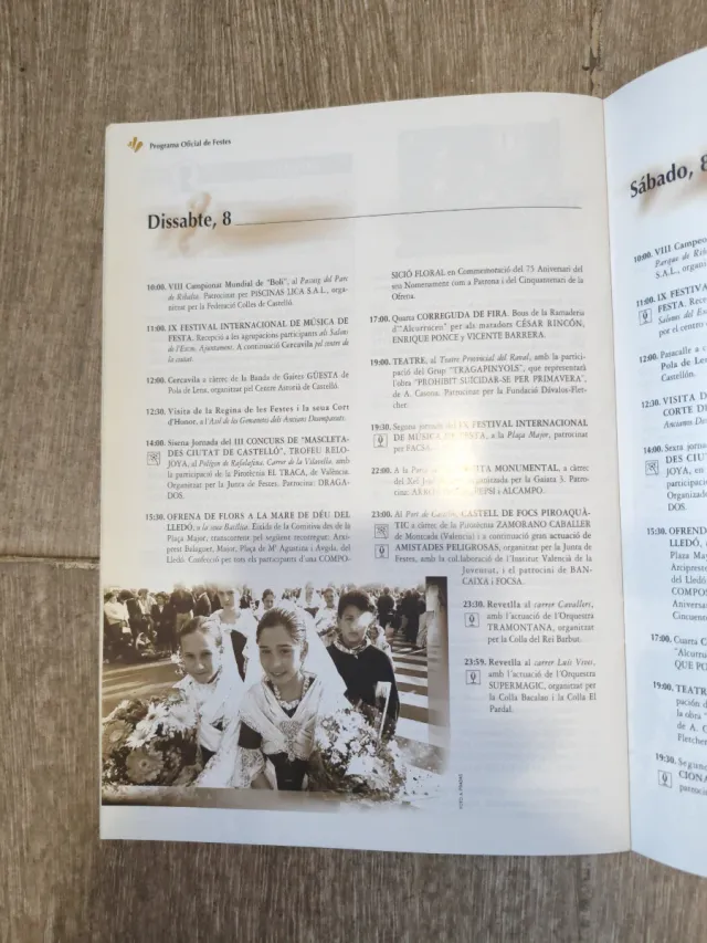 Programa Fiestas Magdalena Castellón 1997