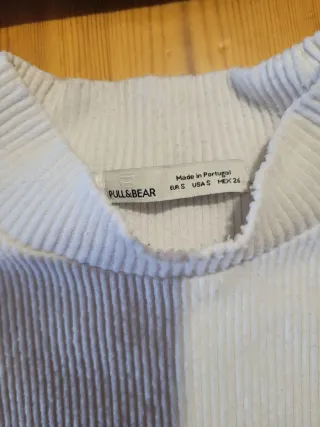 Set dolcevita grigio e bianco