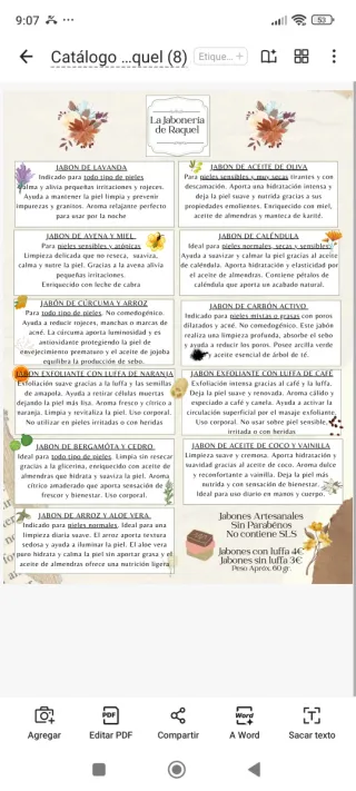 Jabones Artesanales La Jabonería de Raquel