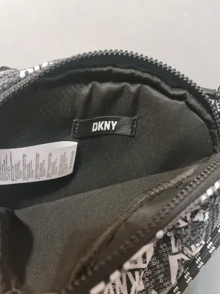 Bandolera y riñonera infantil negra y blanca