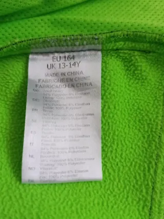 Chaqueta cortavientos Trollkids azul y verde