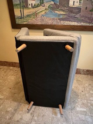 Sofá Cama Gris 2 Plazas