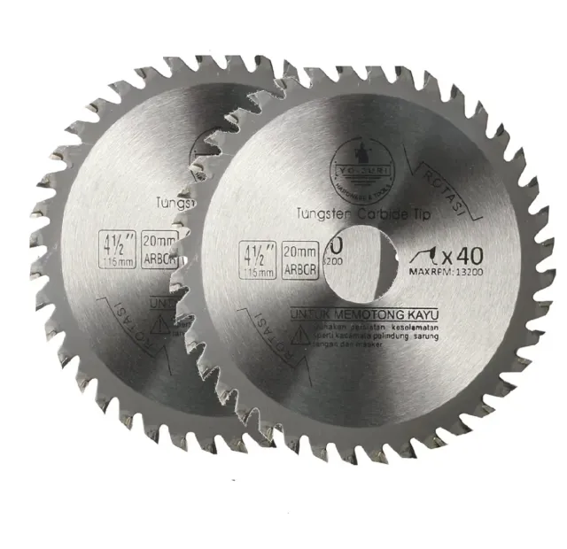 3 hojas de sierra circular 115mm TCT Yo-Zuri